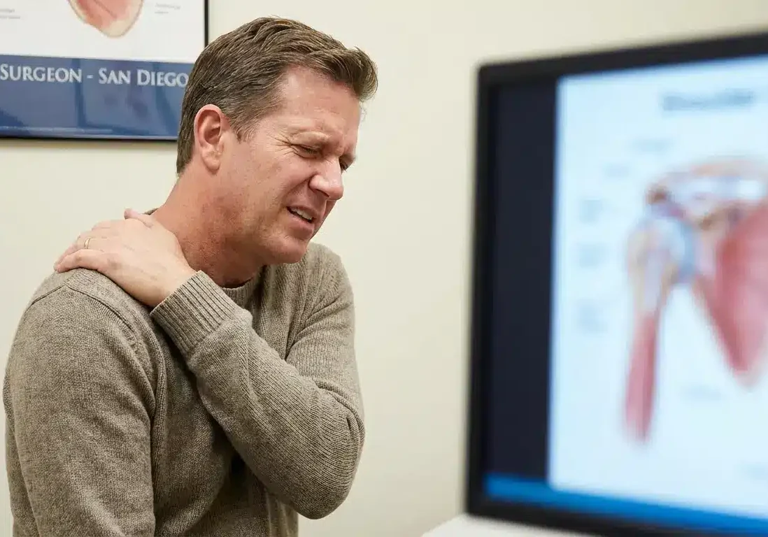 frozen shoulder treatment with Dr. DuBois in San Diego